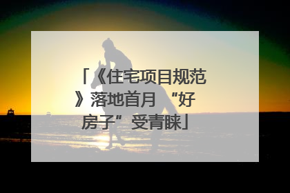 《住宅项目规范》落地首月 “好房子”受青睐