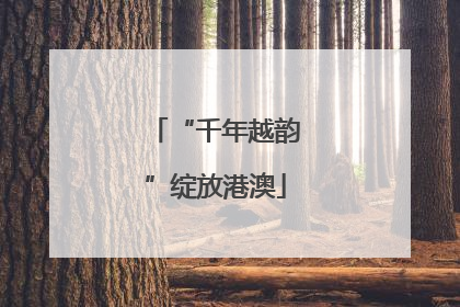 “千年越韵”绽放港澳