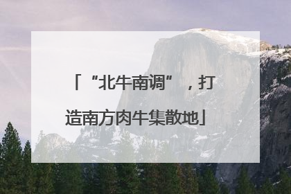 “北牛南调”，打造南方肉牛集散地