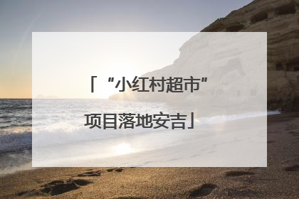 “小红村超市”项目落地安吉