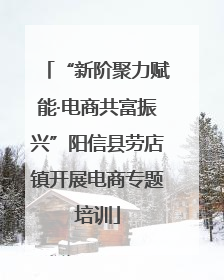 “新阶聚力赋能·电商共富振兴”阳信县劳店镇开展电商专题培训