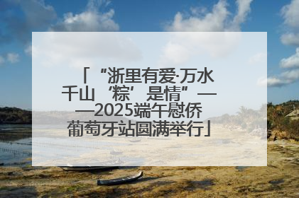 “浙里有爱·万水千山‘粽’是情”——2025端午慰侨葡萄牙站圆满举行