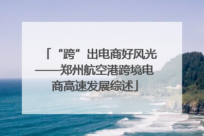 “跨”出电商好风光——郑州航空港跨境电商高速发展综述