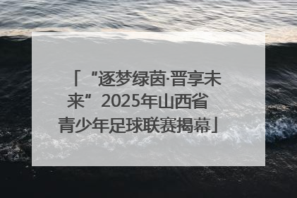 “逐梦绿茵·晋享未来”2025年山西省青少年足球联赛揭幕
