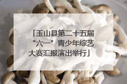 玉山县第二十五届“六一”青少年综艺大赛汇报演出举行