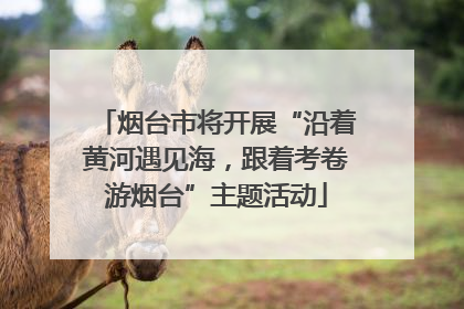 烟台市将开展“沿着黄河遇见海，跟着考卷游烟台”主题活动