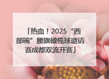 热血！2025“西部碗”腰旗橄榄球邀请赛成都双流开赛
