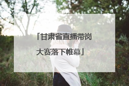 甘肃省直播带岗大赛落下帷幕