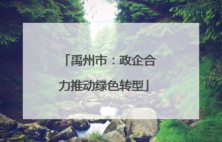 禹州市：政企合力推动绿色转型