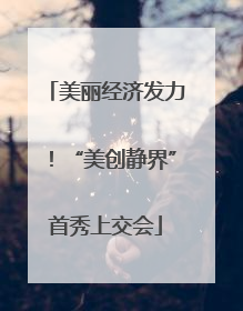美丽经济发力！“美创静界”首秀上交会