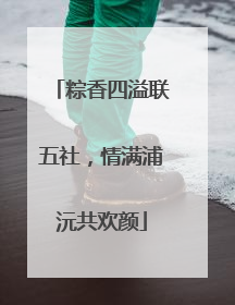 粽香四溢联五社，情满浦沅共欢颜