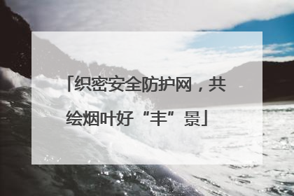 织密安全防护网，共绘烟叶好“丰”景
