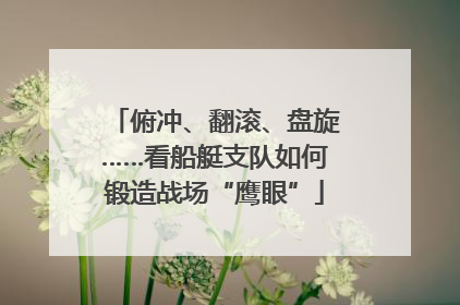 俯冲、翻滚、盘旋……看船艇支队如何锻造战场“鹰眼”
