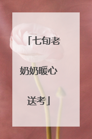 七旬老奶奶暖心送考