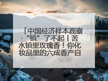 中国经济样本观察·“镇”了不起丨苦水镇里玫瑰香！你化妆品里的六成香产自这个小镇