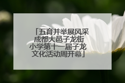 五育并举展风采 成都大邑子龙街小学第十一届子龙文化活动周开幕