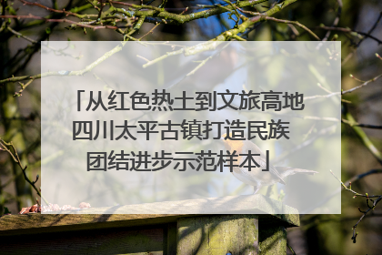 从红色热土到文旅高地 四川太平古镇打造民族团结进步示范样本