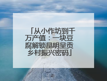 从小作坊到千万产值：一块豆腐解锁昆明呈贡乡村振兴密码