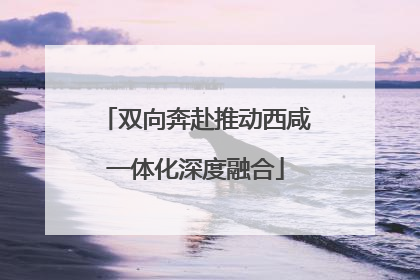 双向奔赴推动西咸一体化深度融合