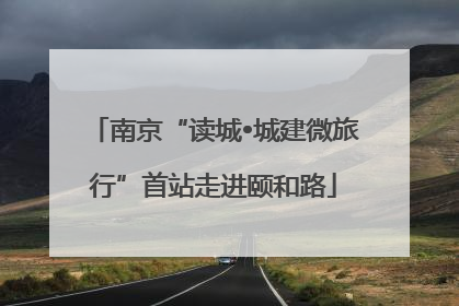 南京“读城•城建微旅行”首站走进颐和路