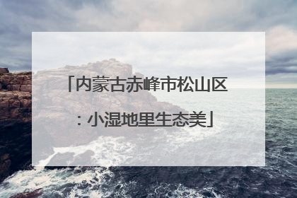 内蒙古赤峰市松山区：小湿地里生态美