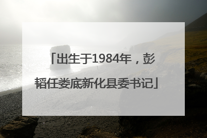 出生于1984年，彭韬任娄底新化县委书记