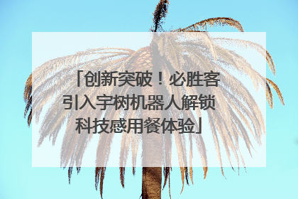 创新突破！必胜客引入宇树机器人解锁科技感用餐体验