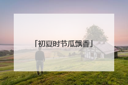 初夏时节瓜飘香