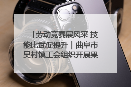 劳动竞赛展风采 技能比武促提升｜曲阜市吴村镇工会组织开展果树套袋技能竞赛