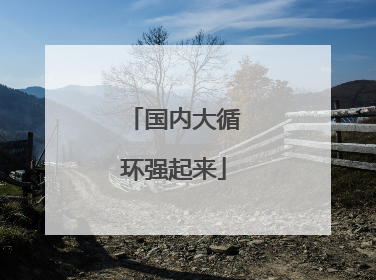 国内大循环强起来