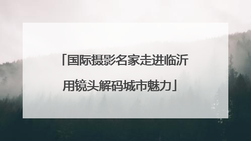 国际摄影名家走进临沂 用镜头解码城市魅力