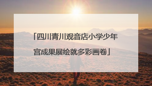 四川青川观音店小学少年宫成果展绘就多彩画卷