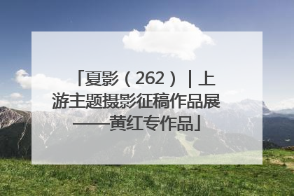 夏影（262）｜上游主题摄影征稿作品展——黄红专作品