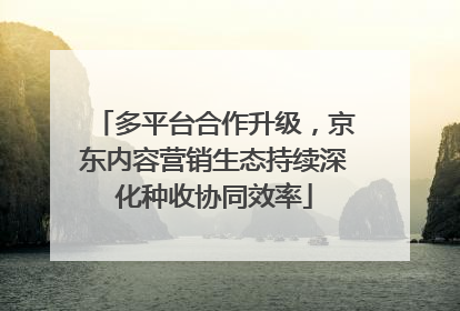 多平台合作升级，京东内容营销生态持续深化种收协同效率