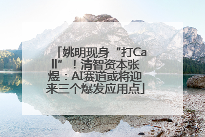 姚明现身“打Call”！清智资本张煜：AI赛道或将迎来三个爆发应用点