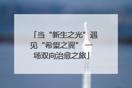 当“新生之光”遇见“希望之翼” 一场双向治愈之旅