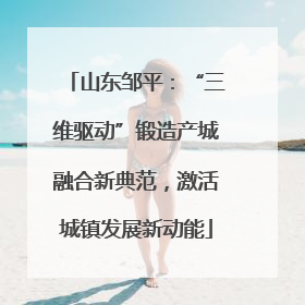 山东邹平：“三维驱动”锻造产城融合新典范，激活城镇发展新动能