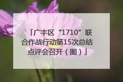 广丰区“1710”联合作战行动第15次总结点评会召开（图）