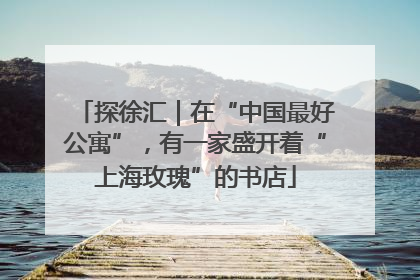 探徐汇｜在“中国最好公寓”，有一家盛开着“上海玫瑰”的书店