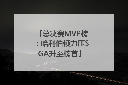 总决赛MVP榜：哈利伯顿力压SGA升至榜首