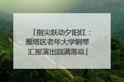 指尖跃动夕阳红：雁塔区老年大学钢琴汇报演出圆满落幕