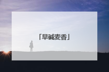 旱碱麦香