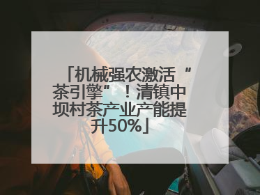 机械强农激活“茶引擎”！清镇中坝村茶产业产能提升50%