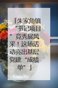 朱家角镇“书记项目”竞秀展风采！这场活动亮出基层党建“成绩单”