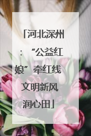 河北深州：“公益红娘”牵红线 文明新风润心田