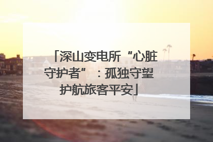 深山变电所“心脏守护者”：孤独守望护航旅客平安