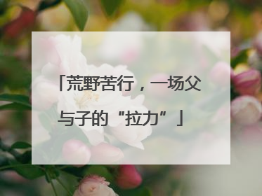 荒野苦行，一场父与子的“拉力”