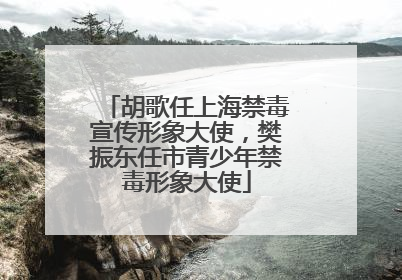 胡歌任上海禁毒宣传形象大使，樊振东任市青少年禁毒形象大使