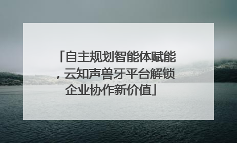 自主规划智能体赋能，云知声兽牙平台解锁企业协作新价值