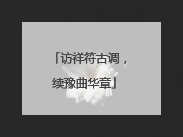 访祥符古调，续豫曲华章